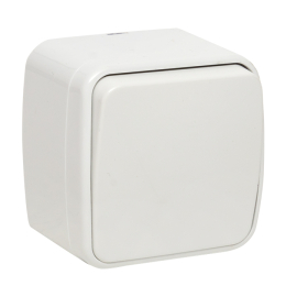 Выключатель
Минск,  одноклавишный,  без подсветки,   цвет - белый,  пластмасса,  EGV10-021-10,  EKF
 - PULSAL.RU