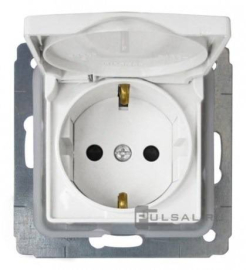 Розетка
Cariva,  со шторками,  с крышкой,  с заземлением,  одинарная,  винтовые клеммы,   цвет - белый,  пластмасса,  IP 44,  773645,  7 736 45,  Legrand
 - PULSAL.RU