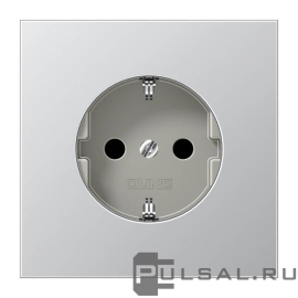 Розетка
LS 990,  LS 1912,  LS plus,  LS ZERO,  LS-design,  FD-design,  без шторок,  с заземлением,  одинарная,  безвинтовые клеммы,   цвет - алюминий,  металл,  AL1520,  AL 1520,  JUNG
 - PULSAL.RU