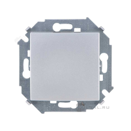 Переключатель перекрестный
Simon 15,  одноклавишный,  без подсветки,   цвет - алюминий,  пластмасса,  1591251-033,  Simon
 - PULSAL.RU