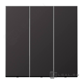 Клавиши
LS 990,  LS ZERO,  LS-design,  трехклавишный,  без подсветки,   цвет - алюминий темный,  металл,  AL993D,  AL 993 D,  JUNG
 - PULSAL.RU