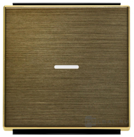 Клавиша с линзой подсветки
SKY,  одноклавишный,  с подсветкой,  с индикацией,   цвет - латунь античная,  металл,  8501.3 OE,  2CLA850130A1201,  ABB
 - PULSAL.RU