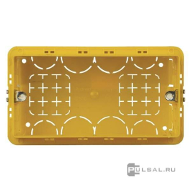 Монтажная коробка 133х74х53,5мм
Living Now,  Axolute,  Axolute AIR,  LivingLight,  LivingLight AIR,  для сплошных стен,  504E,  BTicino
 - PULSAL.RU