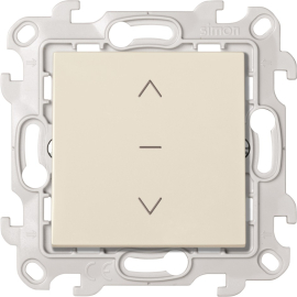 Выключатель для жалюзи 3-позиционный
Simon 24 Harmonie,  с фиксацией,  без подсветки,   цвет - слоновая кость,  пластмасса,  2420333-031,  Simon
 - PULSAL.RU