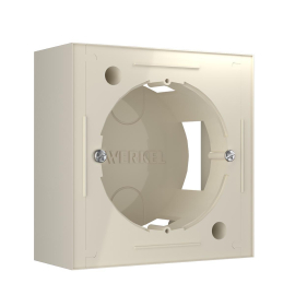 Коробка накладного монтажа
Snabb,  Flock,  Stark,  Favorit,  Diamant,  Aluminium,   цвет - слоновая кость,  пластмасса,  W8000003,  a053526,  Werkel
 - PULSAL.RU