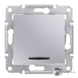 Переключатель перекрестный
Sedna,  одноклавишный,  с подсветкой,   цвет - алюминий,  пластмасса,  SDN0501160,  Schneider Electric
 - PULSAL.RU