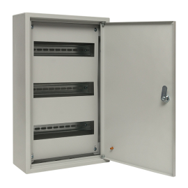 Щит распред, навесной ЩРН-36 (480х300х120) IP31 EKF Basic, BASIC BOX, навесной, IP 31,  модулей - 36, металл,  цвет - серый, mb21-36-bas, EKF - PULSAL.RU