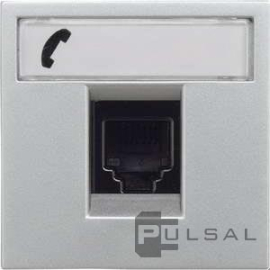 Розетка телефонная RJ12
Zenit,  одинарная,   цвет - серебряный,  пластмасса,  N2217.6 PL,  2CLA221760N1301,  ABB
 - PULSAL.RU