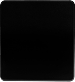 Выключатель
Miele Round,  одноклавишный,  без подсветки,   цвет - оникс,  пластмасса,  KR-78-0705-3,  Kranz
 - PULSAL.RU