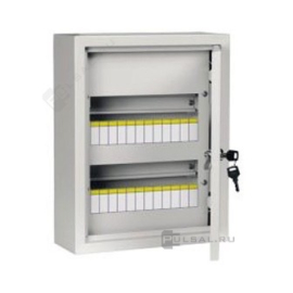 Корпус щита ЩРн-24з, ВА47-29 Generica,  ВД1-63 Generica,  АВДТ32 Generica,  АД12 и АД14 Generica,  GENERICA, навесной, IP 31,  модулей - 24, металл,  цвет - серый, MKM14-N-24-31-Z-G, IEK - PULSAL.RU