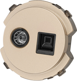 Розетка оконечная TV+RJ45 Cat.5 (UTP)
Байкал,  телевизионная (TV),  одинарная,   цвет - шампань,  пластмасса,  SQ1819-0519,  TDM
 - PULSAL.RU Розетка оконечная TV+RJ45 Cat.5 (UTP)
Байкал,  телевизионная (TV),  одинарная,   цвет - шампань,  пластмасса,  SQ1819-0519,  TDM
 - PULSAL.RU