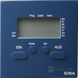 Таймер электронный
S-Color,   цвет - синий,  пластмасса,  038546,  0385 46,  Gira
 - PULSAL.RU Таймер электронный
S-Color,   цвет - синий,  пластмасса,  038546,  0385 46,  Gira
 - PULSAL.RU