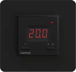 Терморегулятор дя обогревателей vt bk 16 А, 3000 ВА, 0…35  °С
Termo welrok,  клавишный,  датчик t° пола (внешний),  без таймера,   цвет - черный,  пластмасса,  vt bk,  4660251140588,  Welrok
 - PULSAL.RU