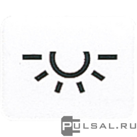 Символ сменный для клавиши "освещение"
CD 500,  CD ударопрочная,  CD plus,  AP 600,  WG 600,  WG 800,   цвет - белый,  33LWW,  33 L WW,  JUNG
 - PULSAL.RU