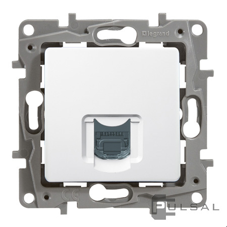 Розетка компьютерная RJ45 Cat.6 (UTP)
Etika,  одинарная,   цвет - белый,  пластмасса,  672253,  6 722 53,  Legrand
 - PULSAL.RU Розетка компьютерная RJ45 Cat.6 (UTP)
Etika,  одинарная,   цвет - белый,  пластмасса,  672253,  6 722 53,  Legrand
 - PULSAL.RU
