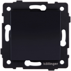 Кнопка Н.О.
Aspekt,  Eleganz,  Reflex,  одноклавишный,   цвет - черный,  пластмасса,  REA-R-005BK,  Kollinger
 - PULSAL.RU