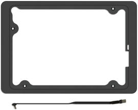 Рамка-держатель настенный для iPad 10,9-11 дюймов
Eikon EVO,  Eikon EXE,  Eikon EXE Flat & Tondo,  Eikon EXE Vintage,  Arke,  Linea,  Plana,  Idea,  Neve Up,   цвет - черный,  металл,  01430 VIM,  01430,  Vimar
 - PULSAL.RU