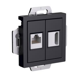 Розетка HDMI+RJ45
Atlas Design Antique,  AtlasDesign Air,  Atlas Design,   цвет - карбон,  пластмасса,  ATN001082,  Schneider Electric
 - PULSAL.RU