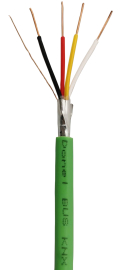 Donel  EIB/KNX кабель 2x2x0,8 EIB-Y(ST)Y, PVC GN (green) (бухта 100м)